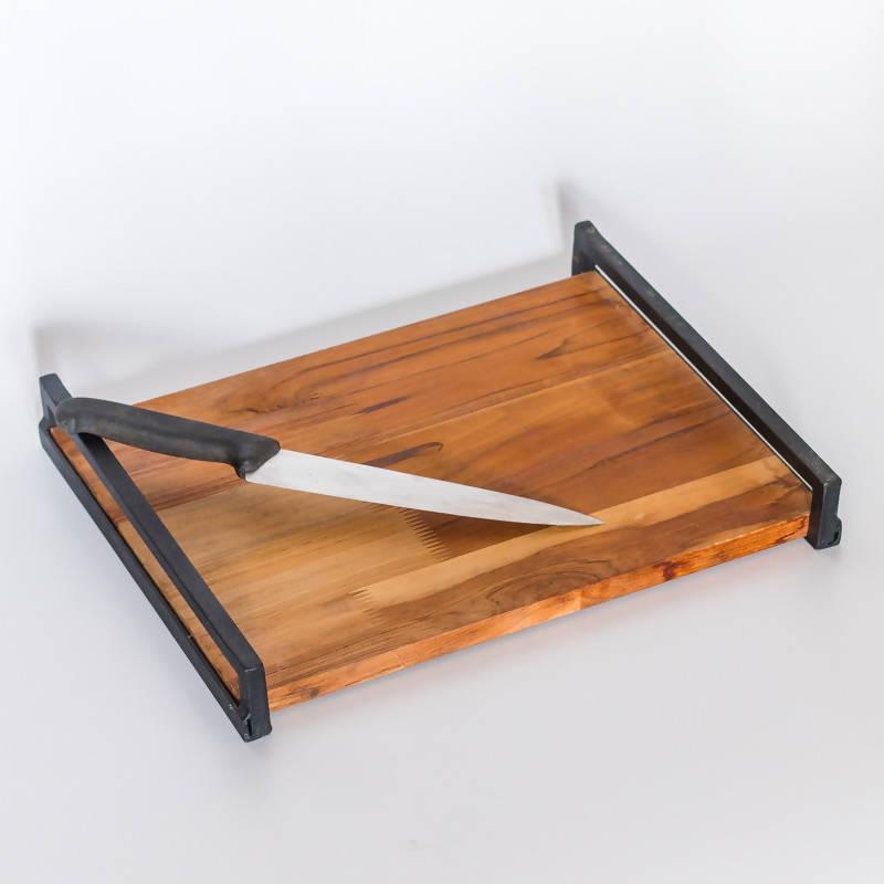 Tabla de corte KORTE - Teca - VIRTUAL MUEBLES