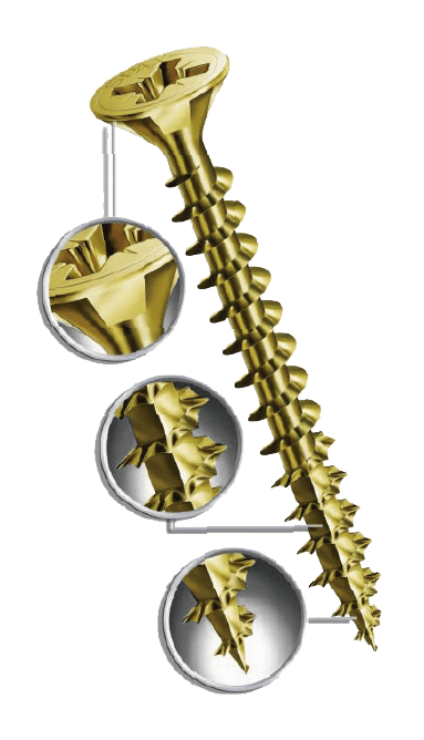 Tornillo especializado autofix 6 x 1” - VIRTUAL MUEBLES